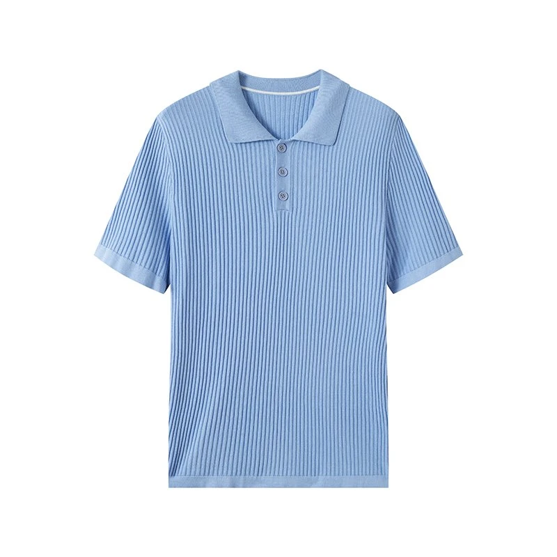 Men Striped Polo Shirt