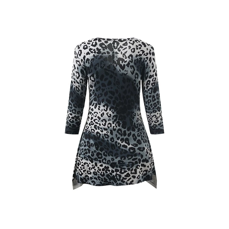 Women's Leopard Print Tunic-1